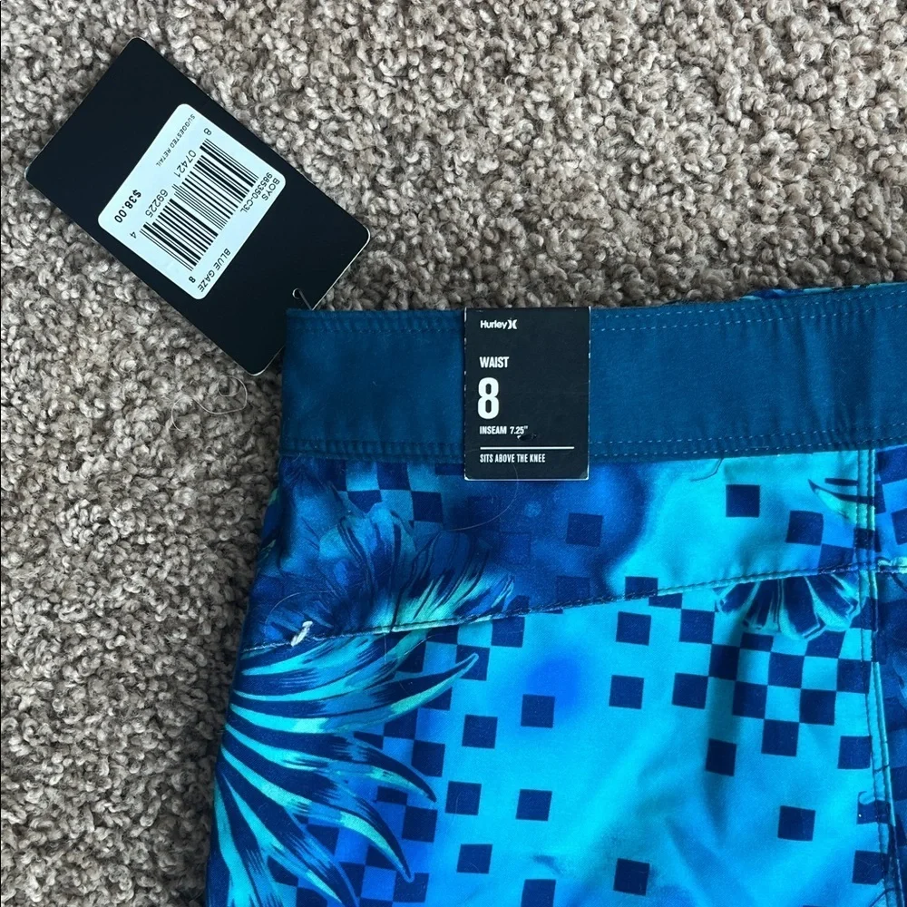 Hurley Tropical Blue Swim Trunks